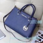 Knockoff Michael Kors Fashionable Style Blue Handbag At Lower Price